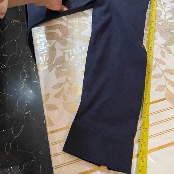 J London top blouse linen bland size S blue - Picture 5 of 6